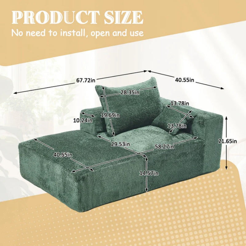 UNITED WE WIN Exquisite fabric technology, intimate two-person design, lazy leisure sitting, free combination of flexible and changeable, a wide range of scene applicability of the sofa-海智集-Default-