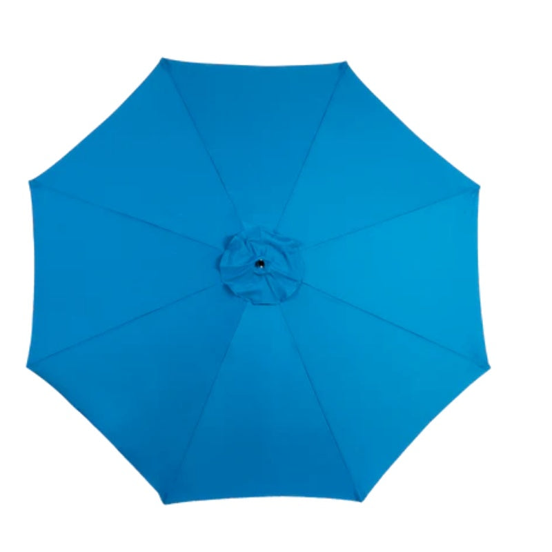 Best Choice Products 10ft Offset Hanging Market Patio Umbrella w/Easy Tilt Adjustment, Polyester Shade, 8 Ribs for Backyard, Poolside - ( Dark blue ) (No Base)-海智集-Default-