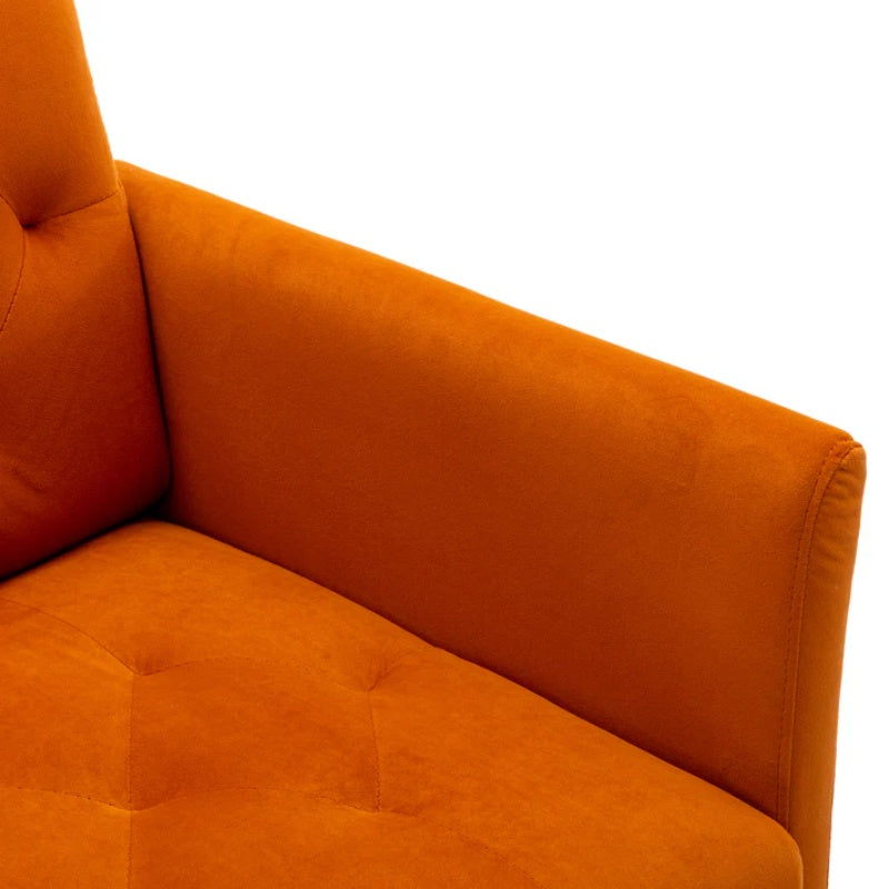 COOLMORE Accent Chair ,leisure single sofa with Rose Golden feet-海智集-Default-