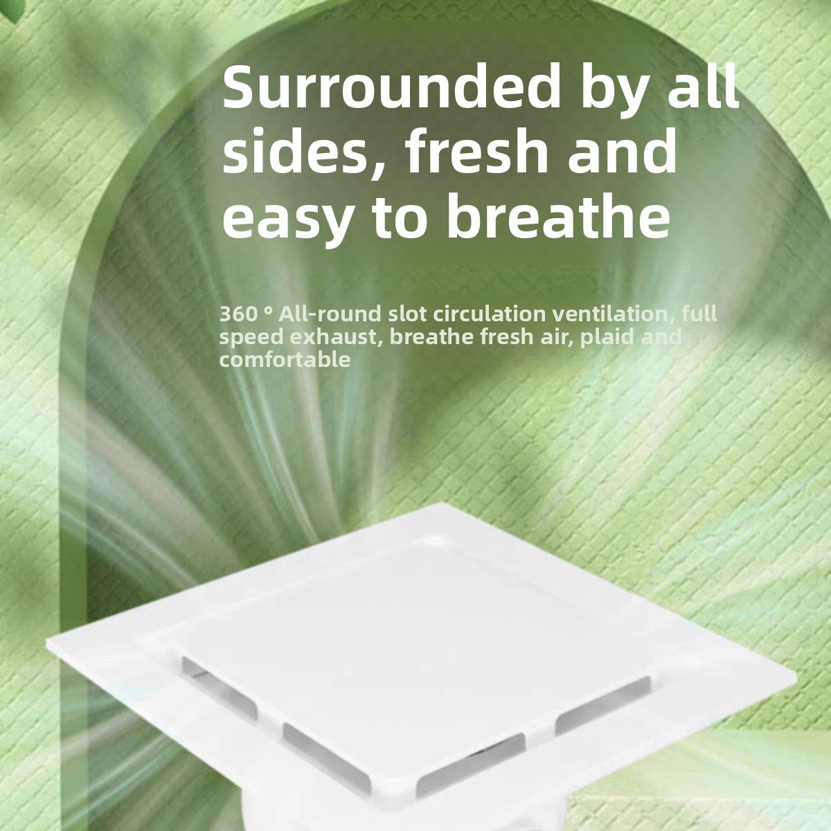 Gypsum Board Integrated Ceiling Ventilation Fan for Kitchen and Bathroom, Ceiling-Mounted Silent High-Power Ventilation System-Kitchen & Bathroom-海智集-