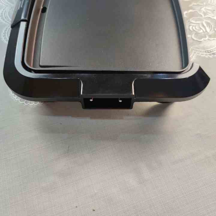 27cm Cooking Size Small Thermostat Height Design Indoor Electric Grill Pan with Griddle Smokeless Desktop Features-海智集-