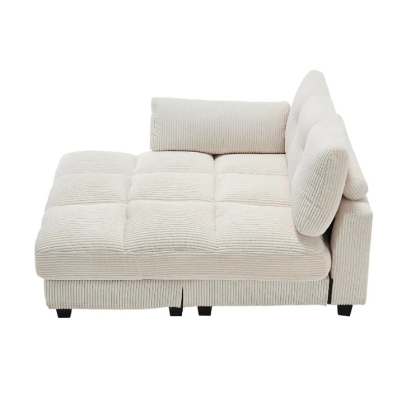 UNITED WE WIN Sleeper Sofa Couch Bed,Oversized Chaise Lounge Chair Cozy Cloud Couch-海智集-Default-