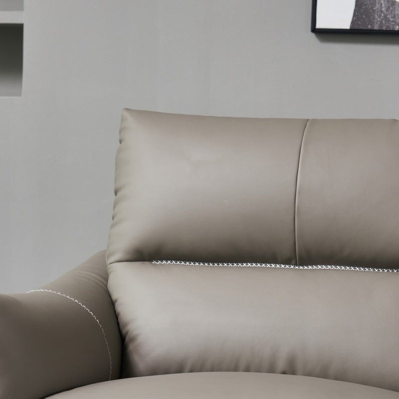 Luo LAN SeriesLeather Sofa, Italian Light Luxury Four-seater G37-海智集-