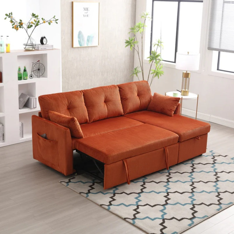 UNITED WE WIN-Furniture, modular L-shaped sofa, modular long sofa with reversible chaise lounge, Sofa bed, Sleeper sofa, modular sofa combination with storage seats.-海智集-Default-