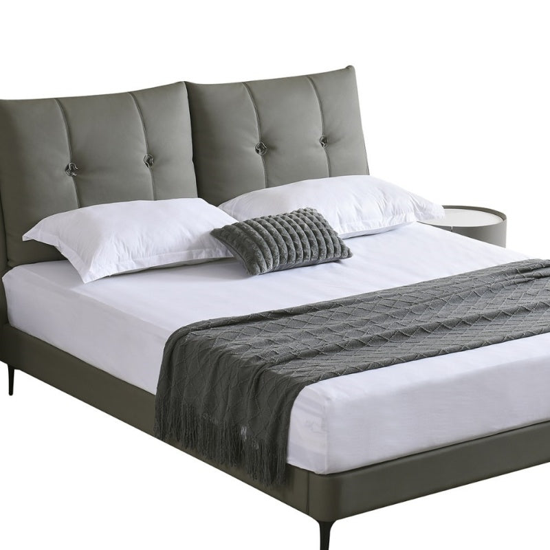 Timeless Luxury: Italian Light Fabric Bed for Ultimate Sleeping Comfort-海智集-