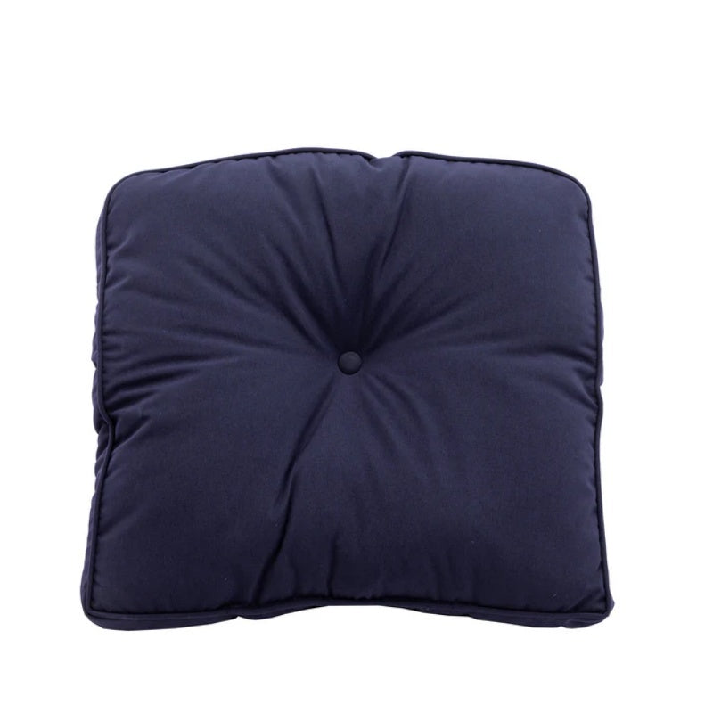 3 Pieces Outdoor Swivel Rocker Patio Chairs, 360 Degree Rocking Patio Conversation Set with Thickened Cushions and Glass Coffee Table for Backyard, Navy blue-海智集-Default-