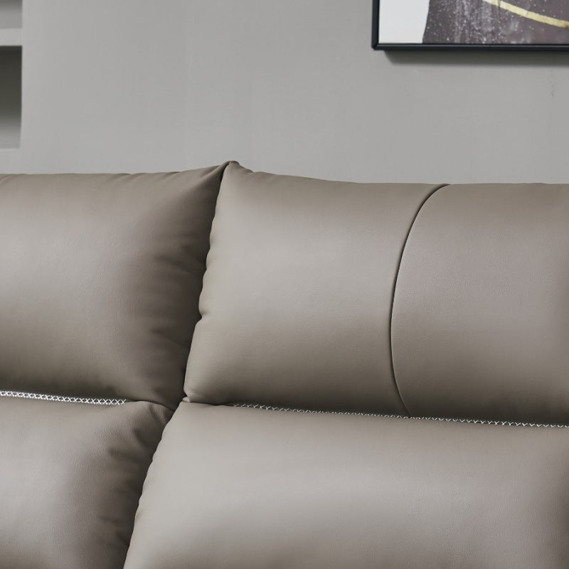 Luo LAN SeriesLeather Sofa, Italian Light Luxury Four-seater G37-海智集-