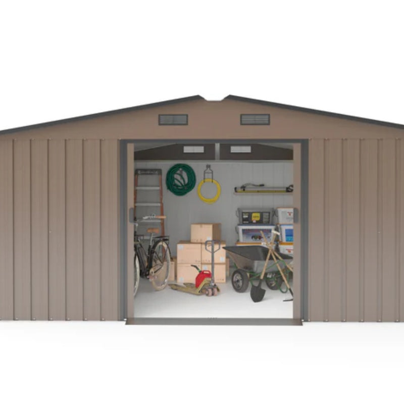 Campcraft 0.25mm color steel plate, surface protective film, Two daylight Windows, A practical and thoughtful gift,two colors can be freely selected storage sheds-海智集-Default-
