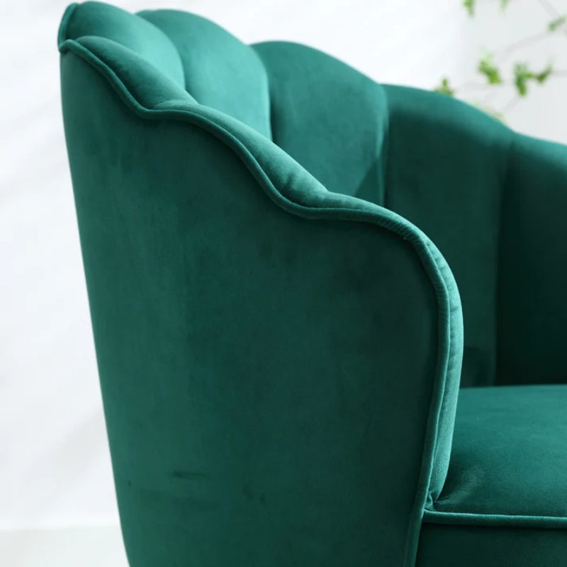 COOLMORE Swivel Barrel Chair, Comfy Round Accent Sofa Chair for Living Room, 360 Degree Swivel Barrel Club Chair, Leisure Arm Chair for Nursery, Hotel, Bedroom, Office, Lounge-海智集-Default-