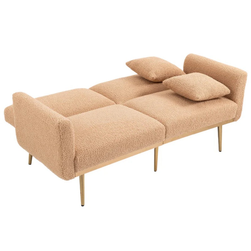 COOLMORE Velvet Sofa , Accent sofa .loveseat sofa with metal feet-海智集-Default-