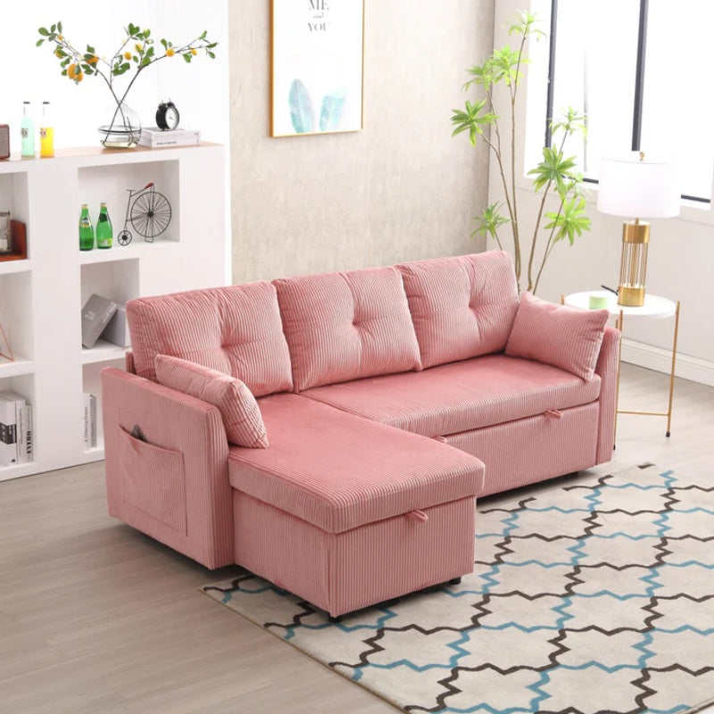 UNITED WE WIN-Furniture, modular L-shaped sofa, modular long sofa with reversible chaise lounge, Sofa bed, Sleeper sofa, modular sofa combination with storage seats.-海智集-Default-