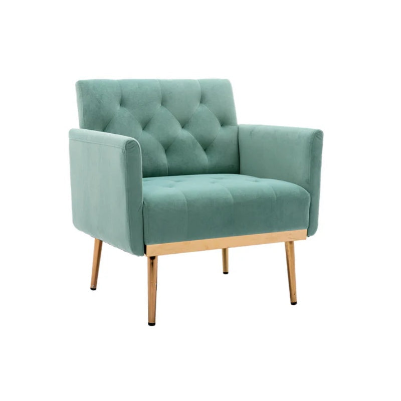 COOLMORE Accent Chair ,leisure single sofa with Rose Golden feet-海智集-Default-