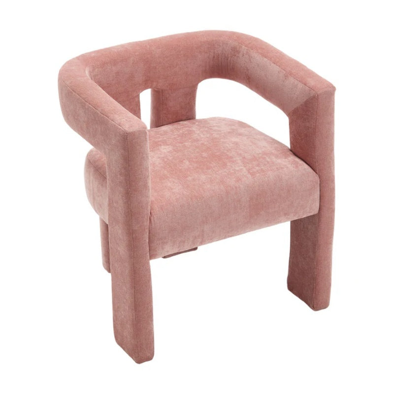 Campcraft Contemporary Designed Fabric Upholstered Accent/Dining Chair /Barrel Side Chairs Kitchen Armchair for Living Room 2PC/SET-海智集-Default-