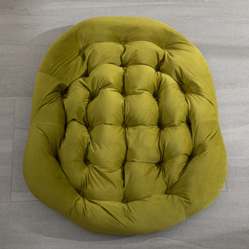 Outdoor Rattan Rocking Chair,Padded Cushion Rocker Recliner Chair Outdoor for Front Porch, Living Room, Patio, Garden, Olive Green-海智集-Default-