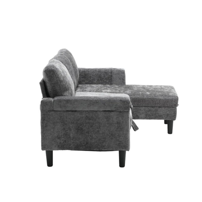 UNITED Sectional Sofa Reversible Sectional Sleeper Sectional Sofa with Storage Chaise-海智集-Default-