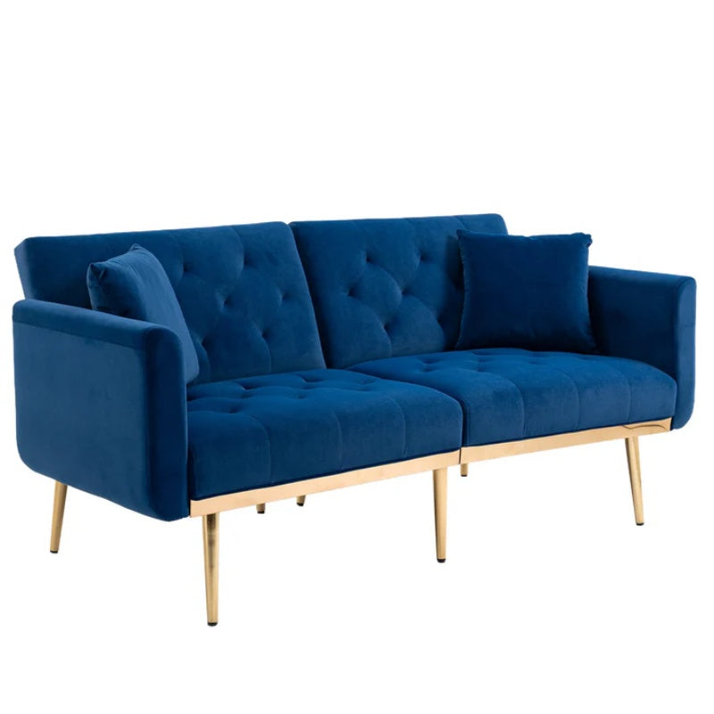 COOLMORE Velvet Sofa , Accent sofa .loveseat sofa with metal feet-海智集-Default-