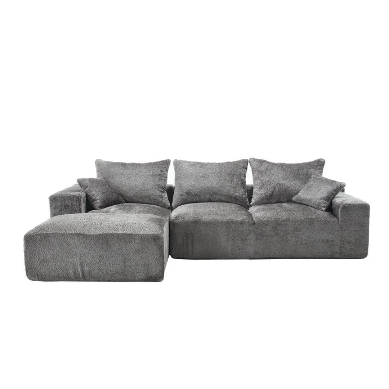 UNITED WE WIN Stylish fabric, excellent touch, L-shaped design, intimate comfort, large seated depth, free stretch, random combination, flexible, full compression, no installation of the sofa-海智集-Default-