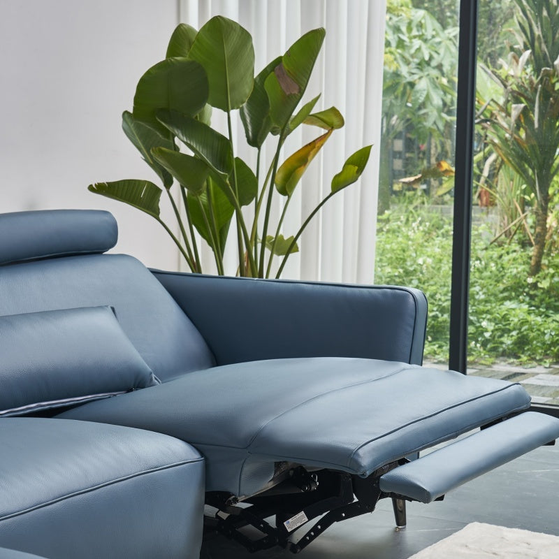 Scratch-Resistant Pull-Up Leather Sofa-海智集-