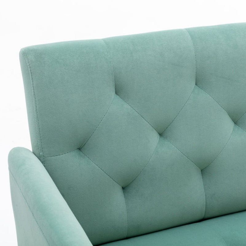 COOLMORE Accent Chair ,leisure single sofa with Rose Golden feet-海智集-Default-