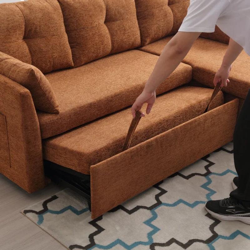 UNITED WE WIN-Furniture, modular L-shaped sofa, modular long sofa with reversible chaise lounge, Sofa bed, Sleeper sofa, modular sofa combination with storage seats.-海智集-Default-