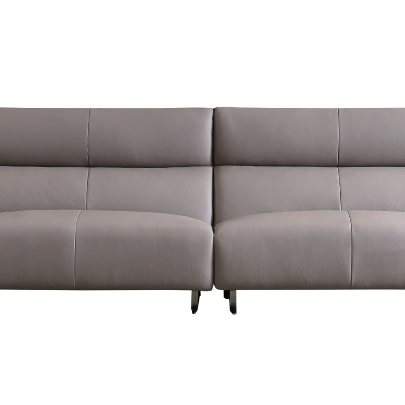The living room sofa is a luxurious and comfortable Italian soft modern leather sofa-海智集-
