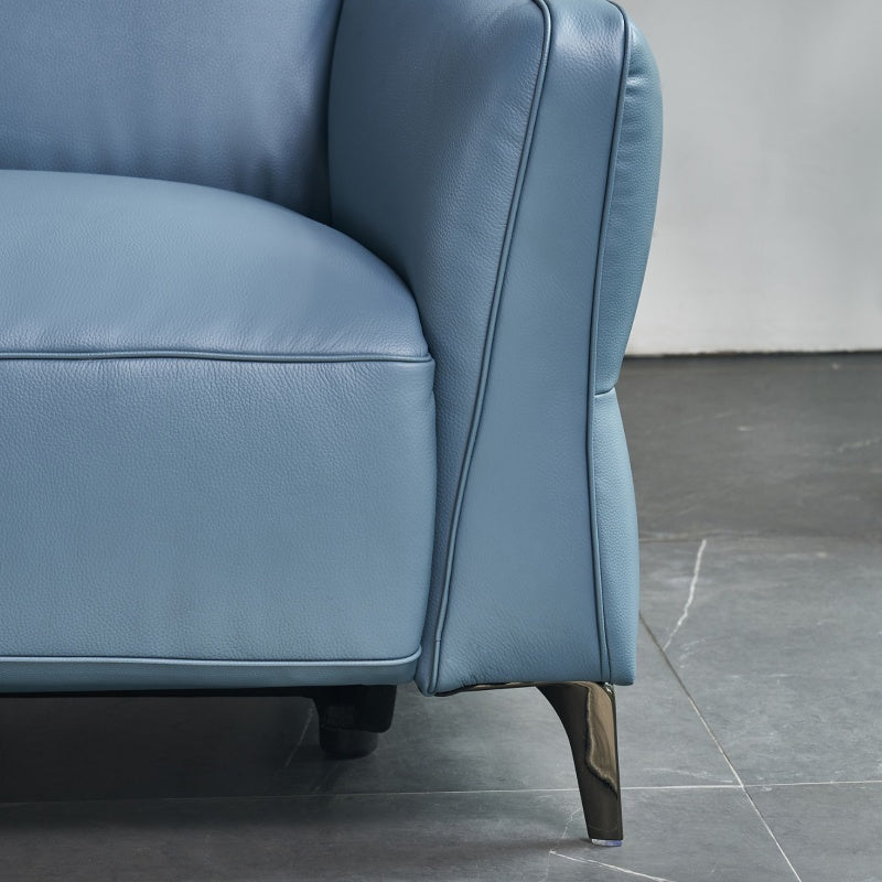 Scratch-Resistant Pull-Up Leather Sofa-海智集-