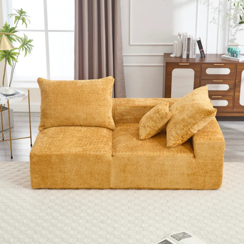 UNITED WE WIN Exquisite fabric technology, intimate two-person design, lazy leisure sitting, free combination of flexible and changeable, a wide range of scene applicability of the sofa-海智集-Default-
