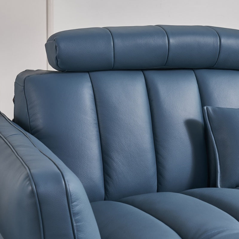 Scratch-Resistant Pull-Up Leather Sofa-海智集-