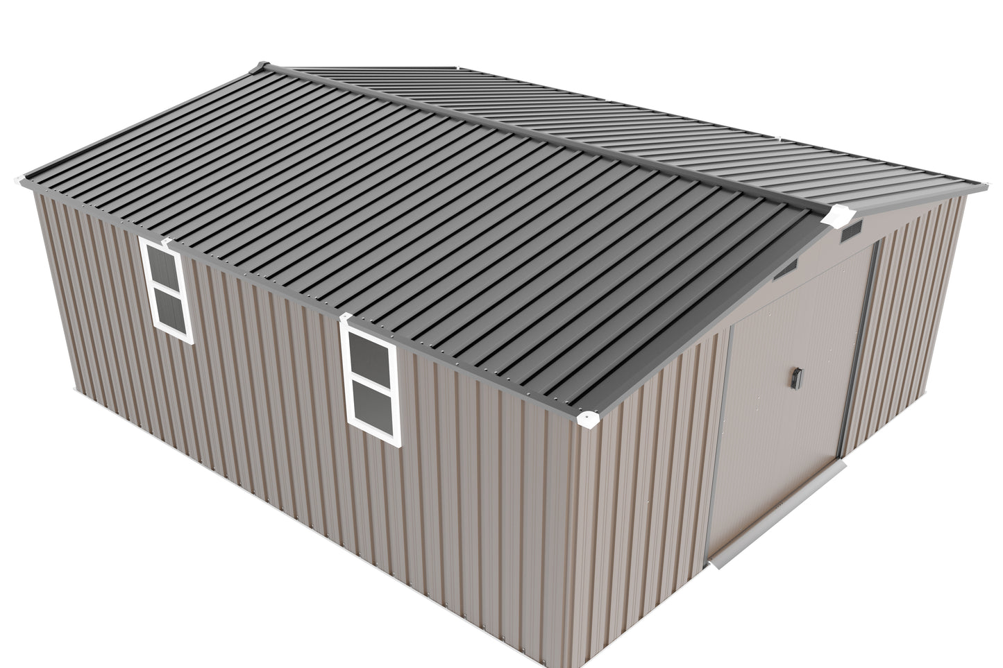 Campcraft 0.25mm color steel plate, surface protective film, Two daylight Windows, A practical and thoughtful gift,two colors can be freely selected storage sheds-海智集-Default-