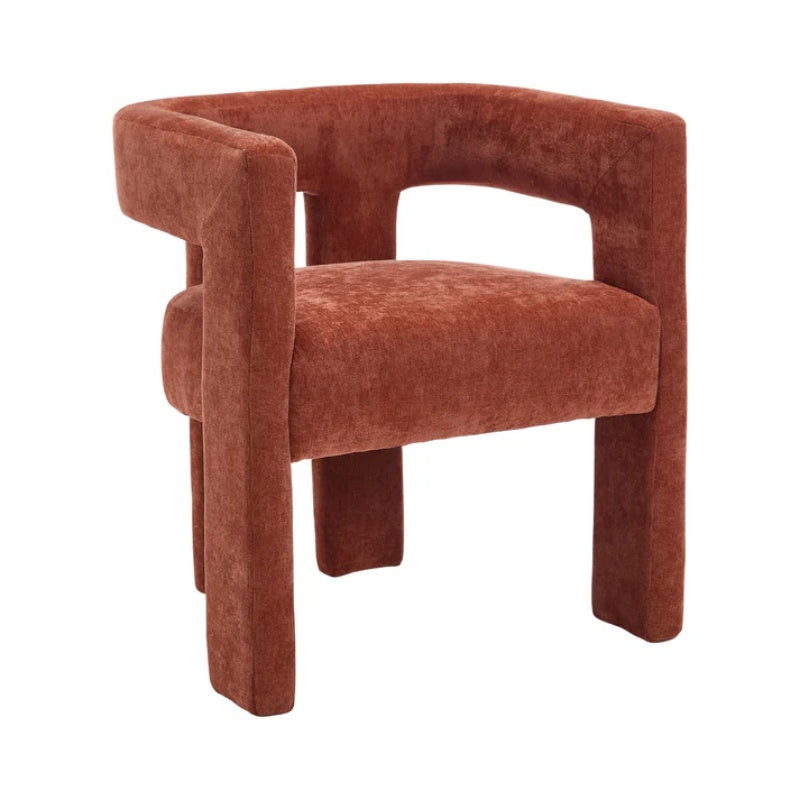 Campcraft Contemporary Designed Fabric Upholstered Accent/Dining Chair /Barrel Side Chairs Kitchen Armchair for Living Room 2PC/SET-海智集-Default-
