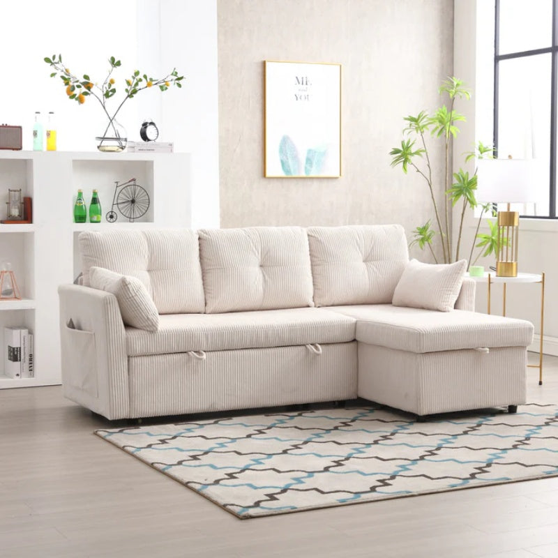 UNITED WE WIN-Furniture, modular L-shaped sofa, modular long sofa with reversible chaise lounge, Sofa bed, Sleeper sofa, modular sofa combination with storage seats.-海智集-Default-