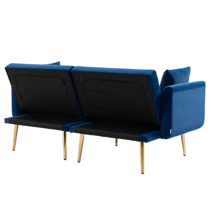 COOLMORE Velvet Sofa , Accent sofa .loveseat sofa with metal feet-海智集-Default-