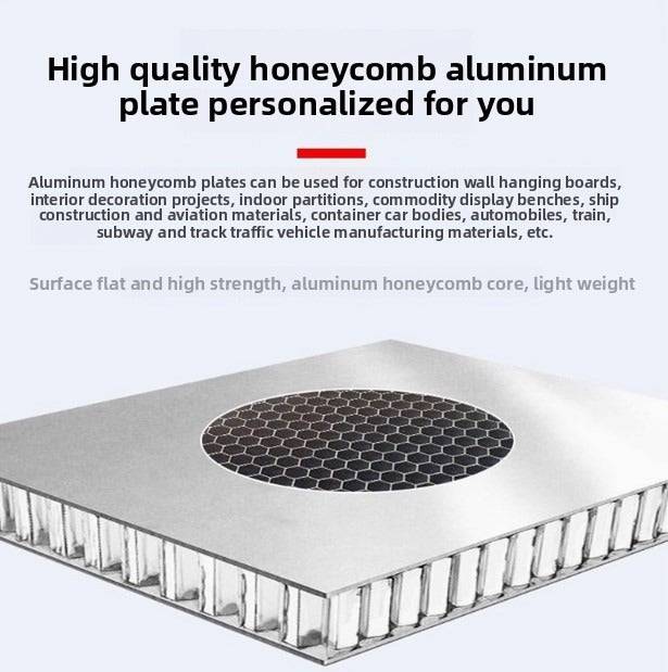 Aluminum honeycomb panels for kitchen, balcony, ceiling, all-aluminum wall panels, aluminum alloy honeycomb panels for partitions, large honeycomb panels for cabinets, and aluminum panels-海智集-