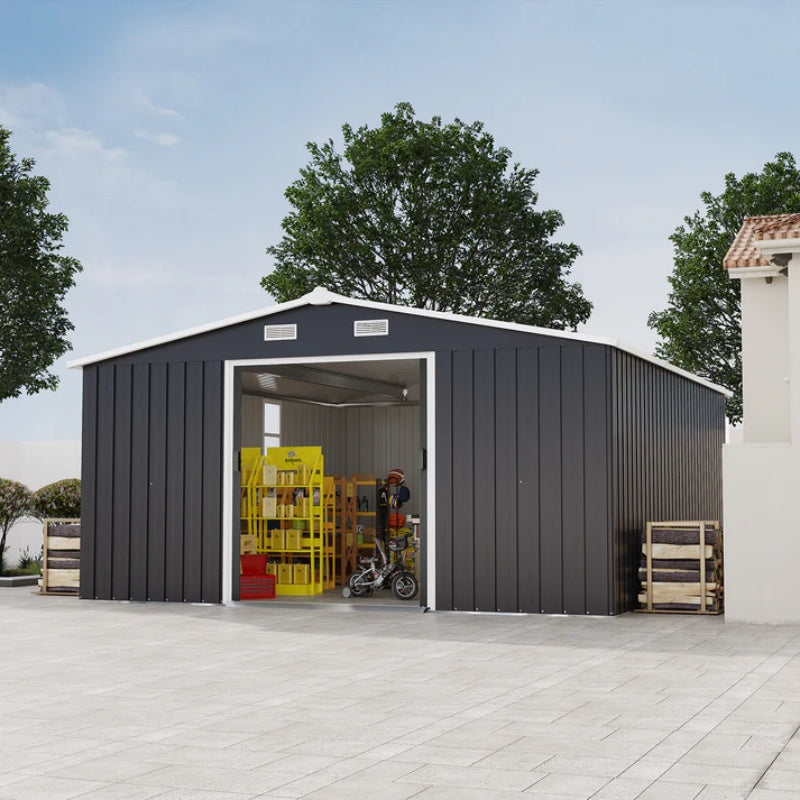 Campcraft 0.25mm color steel plate, surface protective film, Two daylight Windows, A practical and thoughtful gift,two colors can be freely selected storage sheds-海智集-Default-