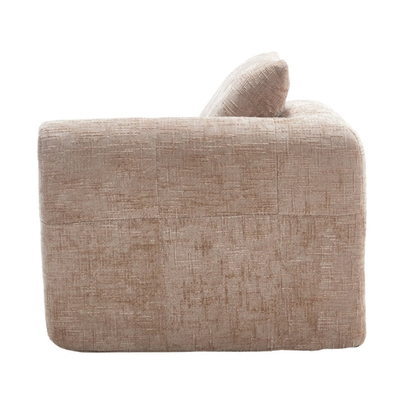 UNITED WE WIN Chenille Loveseat Sofa,Minimalist Modular Couches Sleeper for Living Room Bedroom Apartment Lounge-海智集-Default-