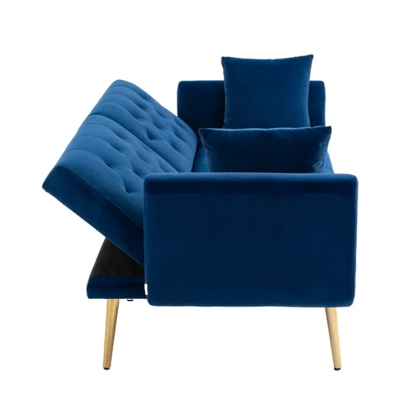 COOLMORE Velvet Sofa , Accent sofa .loveseat sofa with metal feet-海智集-Default-
