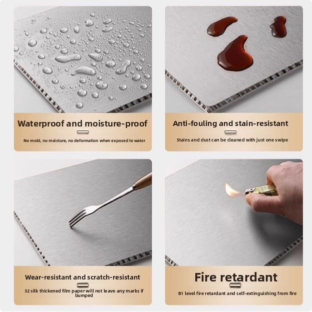 Aluminum honeycomb panels for kitchen, balcony, ceiling, all-aluminum wall panels, aluminum alloy honeycomb panels for partitions, large honeycomb panels for cabinets, and aluminum panels-海智集-