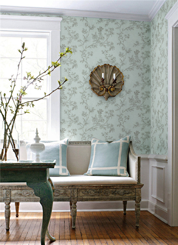 Lingering Fragrance Wallpaper: The embodiment of the refined and elegant Chinese style-海智集-
