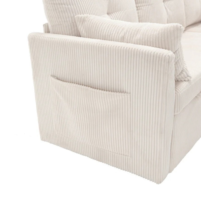 UNITED WE WIN Stylish fabric, excellent touch, L-shaped design, intimate comfort, large seated depth, free stretch, random combination, flexible, full compression, no installation of the sofa-海智集-Default-