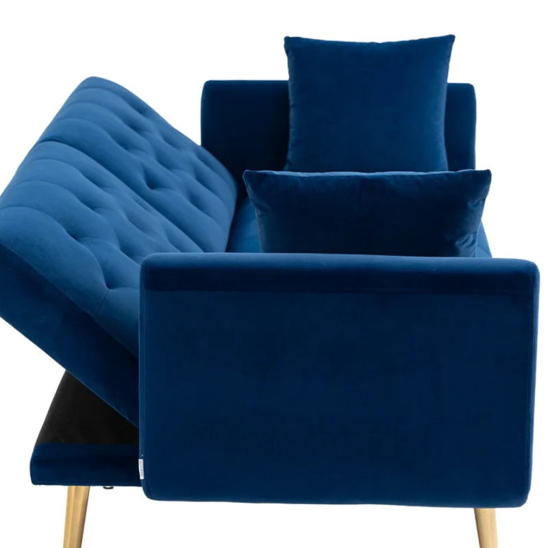 COOLMORE Velvet Sofa , Accent sofa .loveseat sofa with metal feet-海智集-Default-