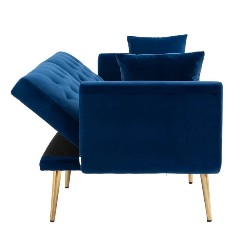 COOLMORE Velvet Sofa , Accent sofa .loveseat sofa with metal feet-海智集-Default-