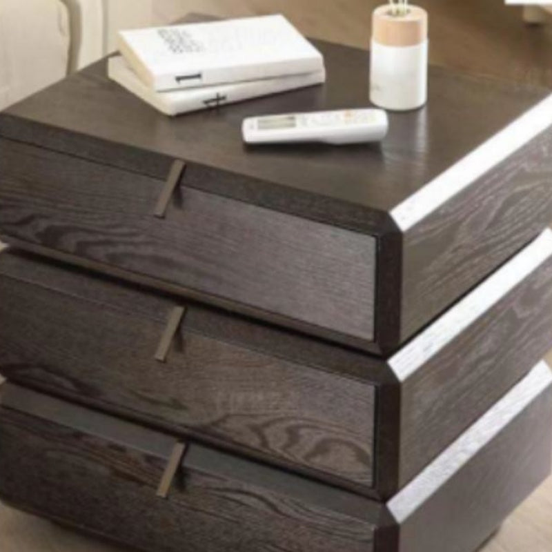 Space-Saving Leather Bed for Compact Rooms-海智集-