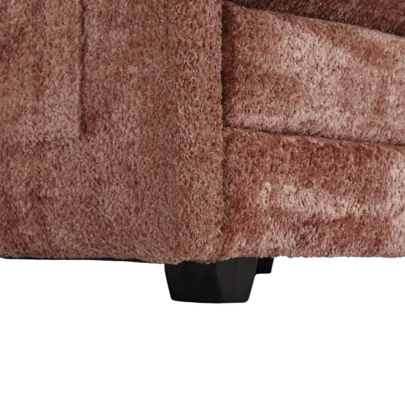 Modern Large L-Shape Sectional Chenille fabric, movable pedals, detachable armrests, oversized three-seat Sofa-海智集-Default-