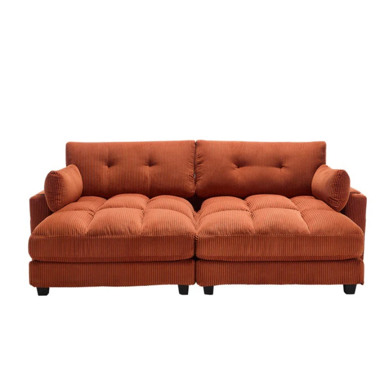 UNITED WE WIN Sleeper Sofa Couch Bed,Oversized Chaise Lounge Chair Cozy Cloud Couch-海智集-Default-
