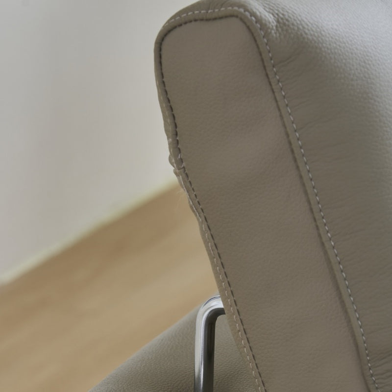 Soft leather sofa, Italian light luxury four-seater-海智集-