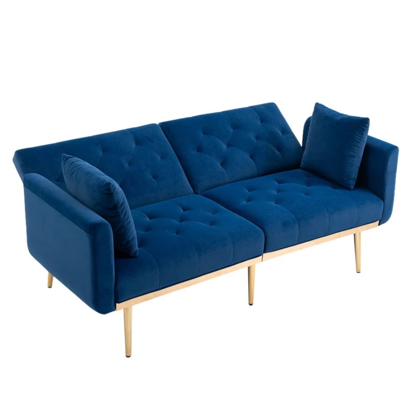 COOLMORE Velvet Sofa , Accent sofa .loveseat sofa with metal feet-海智集-Default-