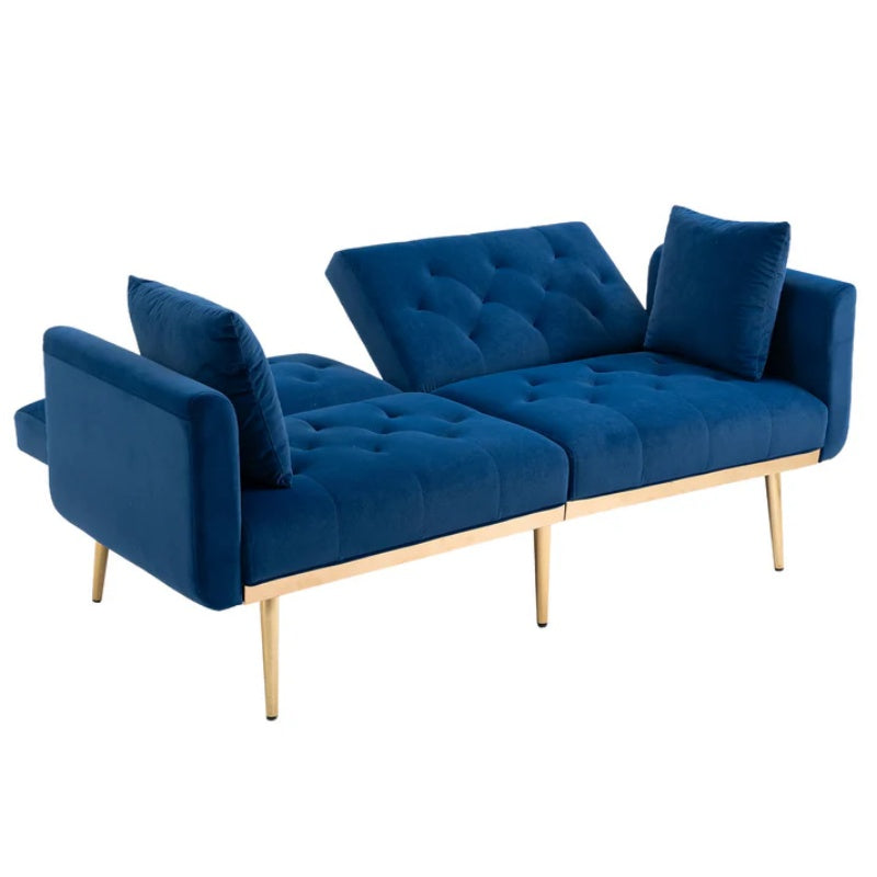 COOLMORE Velvet Sofa , Accent sofa .loveseat sofa with metal feet-海智集-Default-