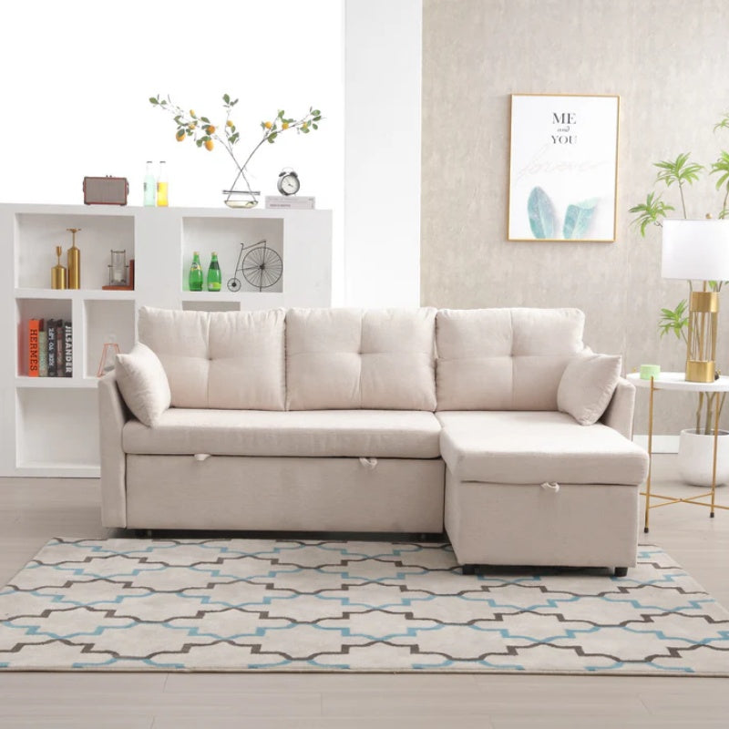 UNITED WE WIN-Furniture, modular L-shaped sofa, modular long sofa with reversible chaise lounge, Sofa bed, Sleeper sofa, modular sofa combination with storage seats.-海智集-Default-
