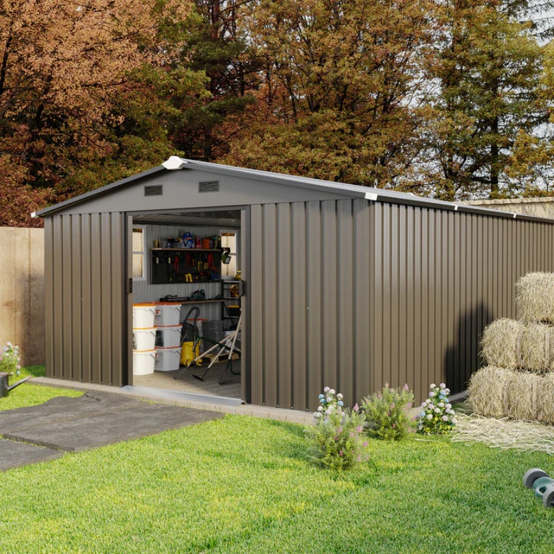 Campcraft 0.25mm color steel plate, surface protective film, Two daylight Windows, A practical and thoughtful gift,two colors can be freely selected storage sheds-海智集-Default-