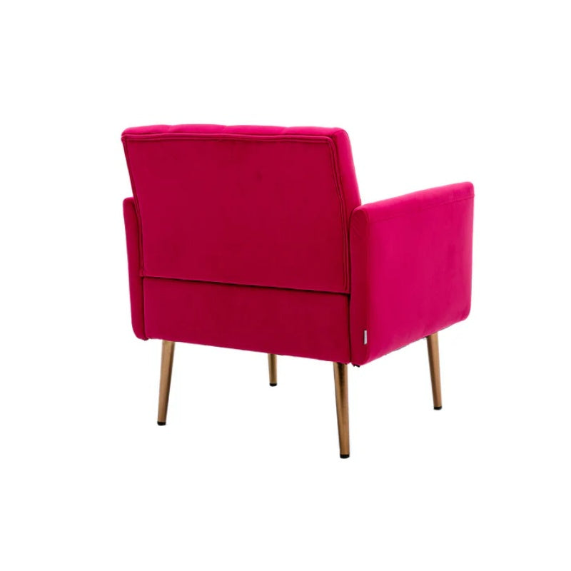 COOLMORE Accent Chair ,leisure single sofa with Rose Golden feet-海智集-Default-